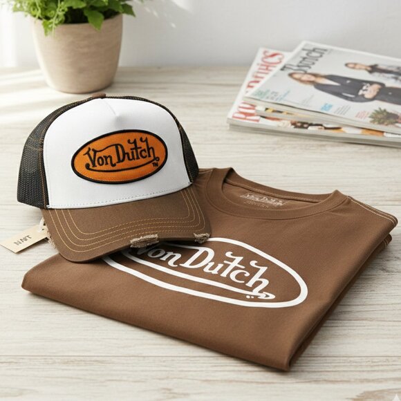 NEW HTF Von Dutch Vintage Rare Distressed Trucker Hat Archive Y2K Deadstock - Picture 4 of 11